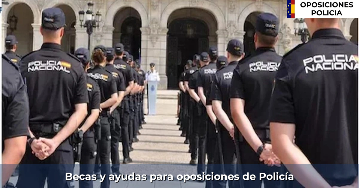 Becas para las oposiciones de Policía Nacional y Policía Local