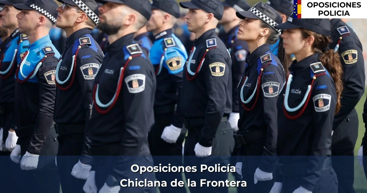 Oposiciones policía en Chiclana de la Frontera