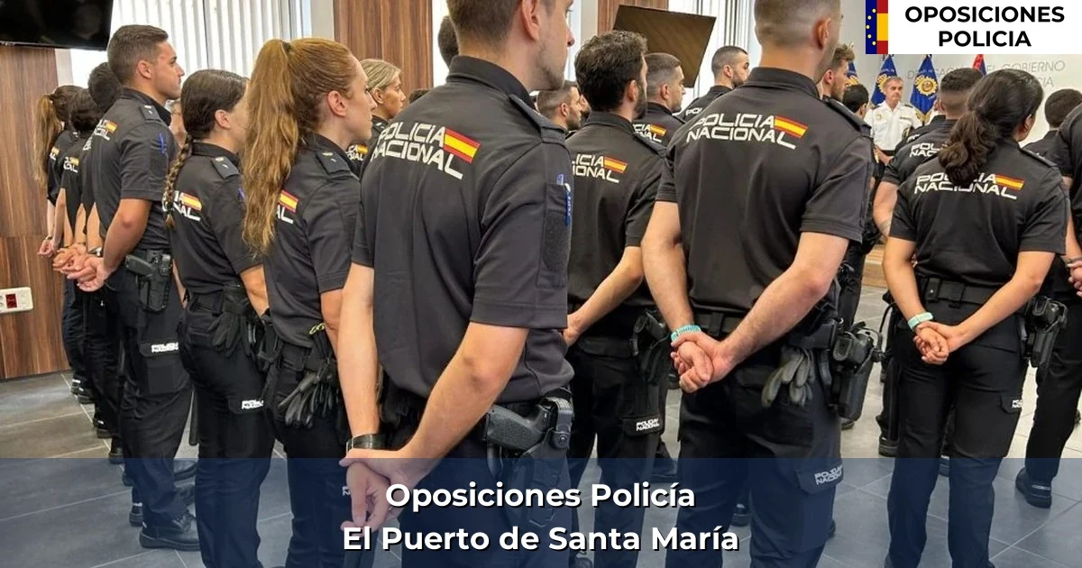 Oposiciones policía en El Puerto de Santa María