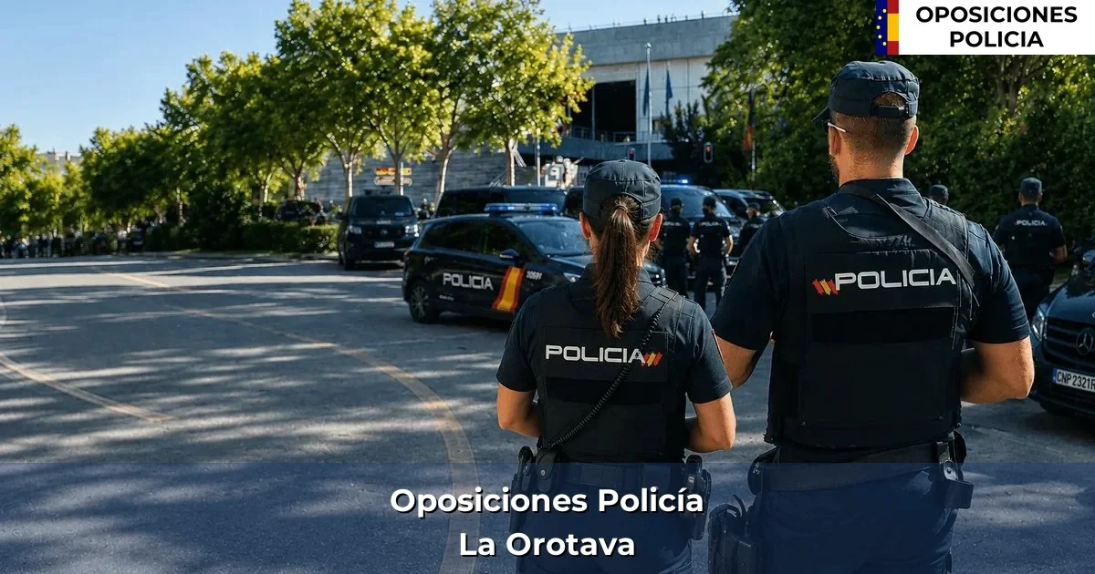 Oposiciones policía en La Orotava