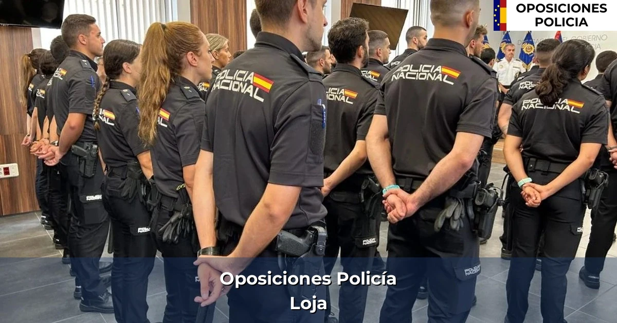 Oposiciones policía en Loja