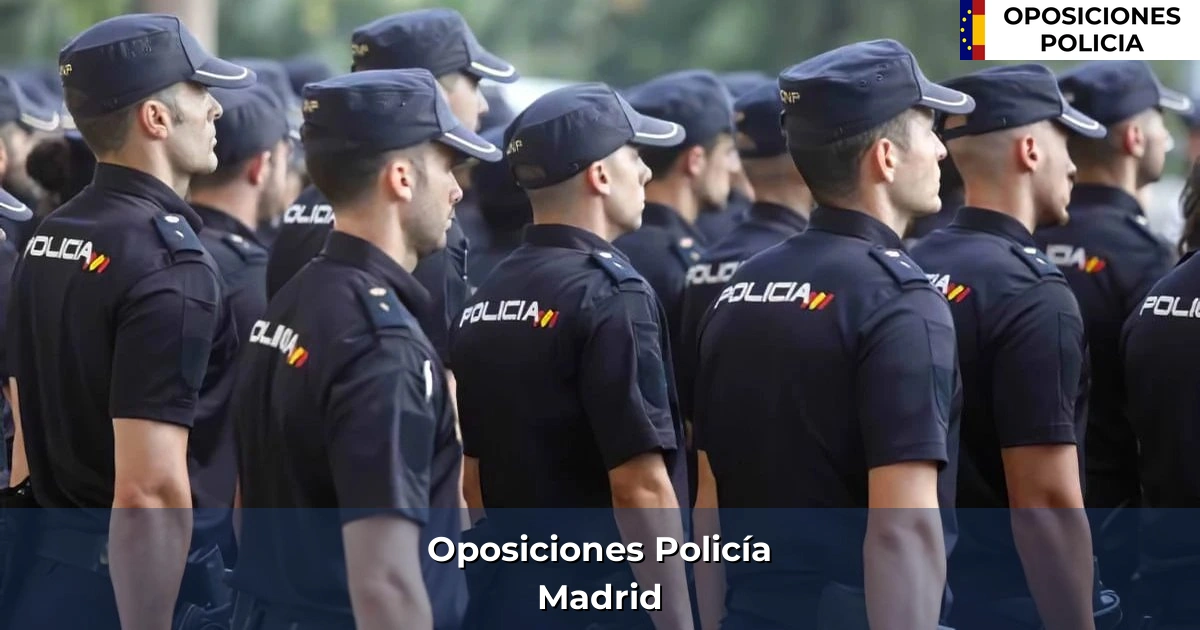 Oposiciones policía en Madrid