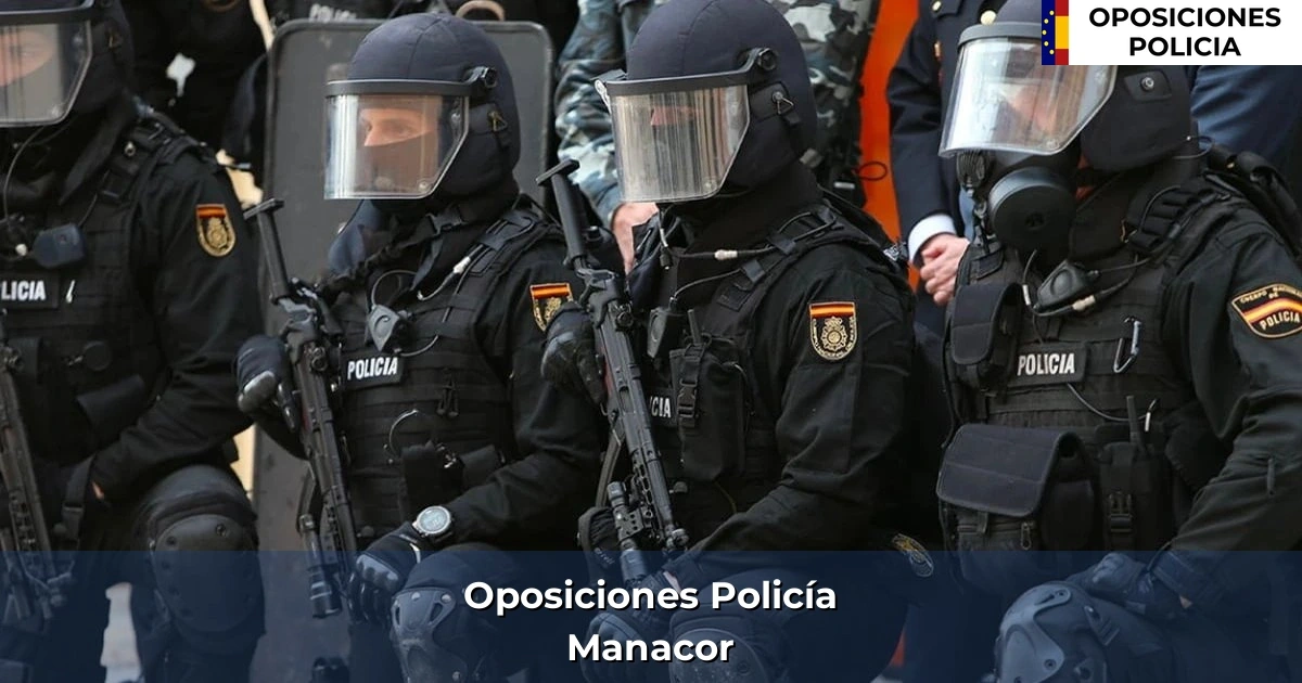 Oposiciones policía en Manacor