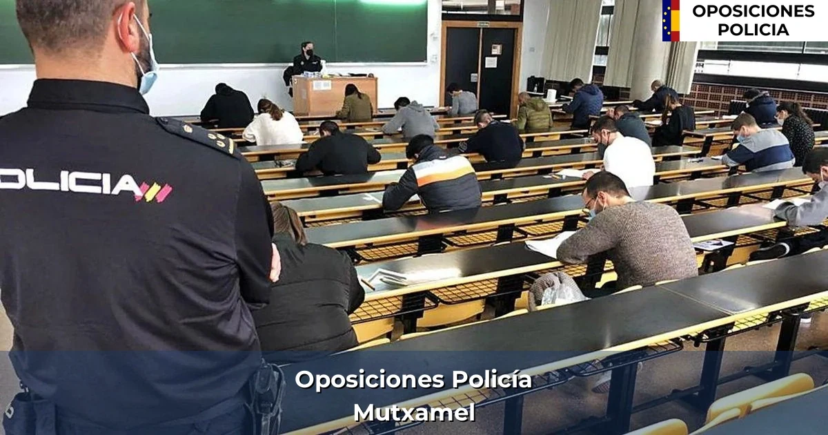 Oposiciones policía en Mutxamel