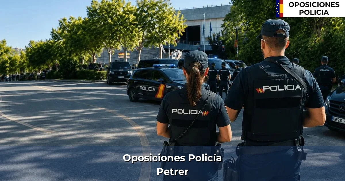Oposiciones policía en Petrer