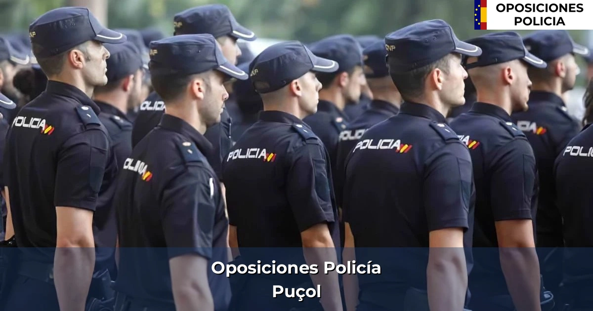 Oposiciones policía en Puçol