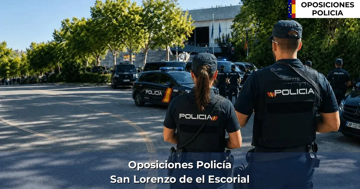 Oposiciones policía en San Lorenzo de el Escorial